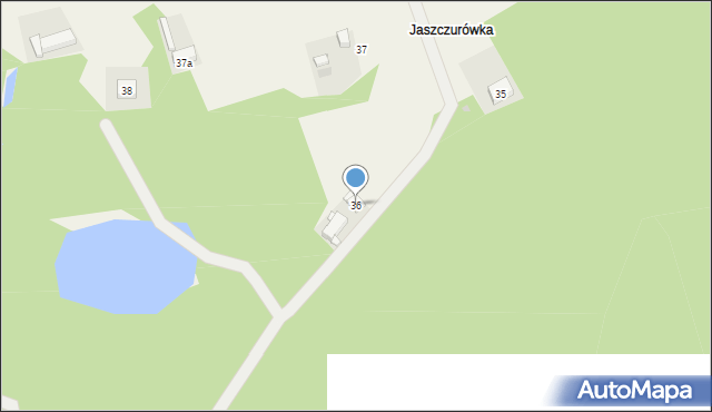 Zastruże, Zastruże, 36, mapa Zastruże