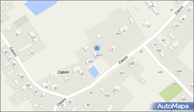Zatom, Zatom, 15, mapa Zatom