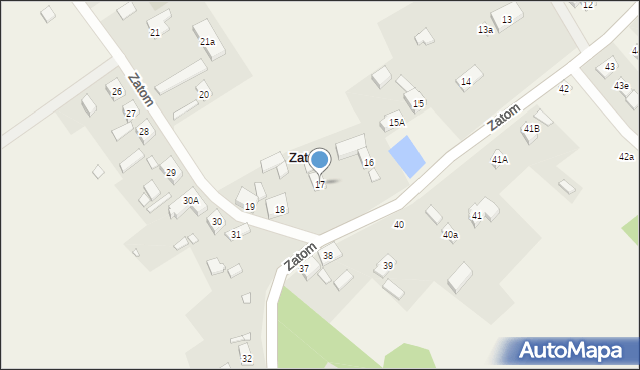 Zatom, Zatom, 17, mapa Zatom