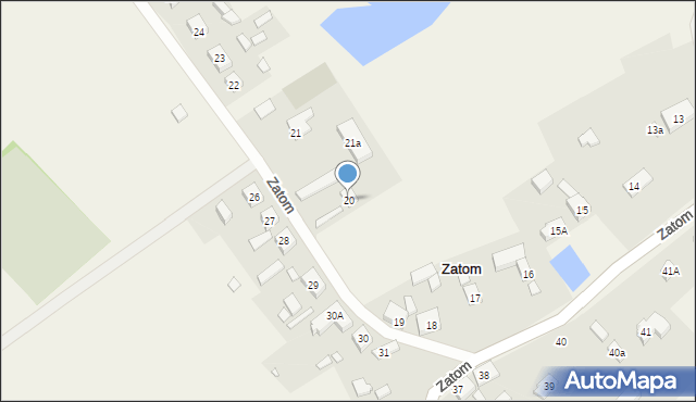 Zatom, Zatom, 20, mapa Zatom