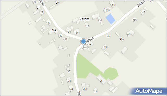 Zatom, Zatom, 37, mapa Zatom