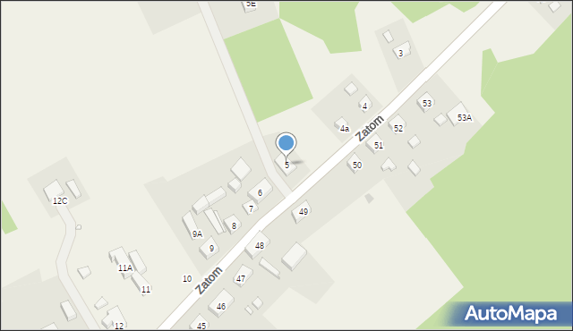 Zatom, Zatom, 5, mapa Zatom