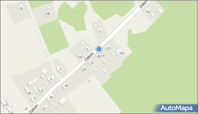 Zatom, Zatom, 52, mapa Zatom