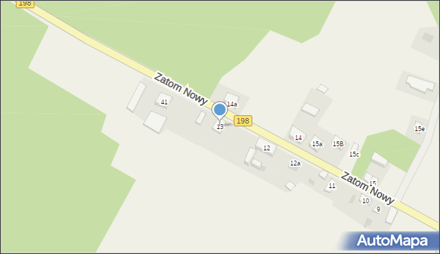 Zatom Nowy, Zatom Nowy, 13, mapa Zatom Nowy