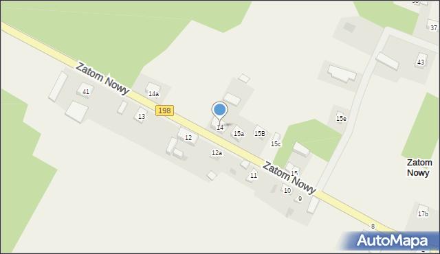 Zatom Nowy, Zatom Nowy, 14, mapa Zatom Nowy