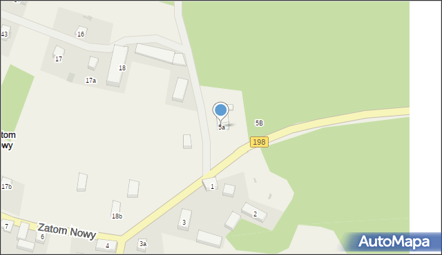 Zatom Nowy, Zatom Nowy, 5a, mapa Zatom Nowy