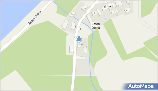 Zatoń Dolna, Zatoń Dolna, 2, mapa Zatoń Dolna