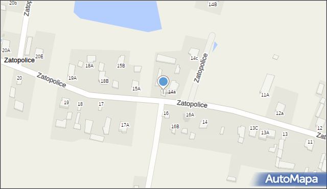 Zatopolice, Zatopolice, 15, mapa Zatopolice