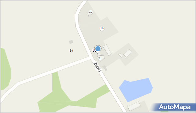 Zatyki, Zatyki, 1/1, mapa Zatyki