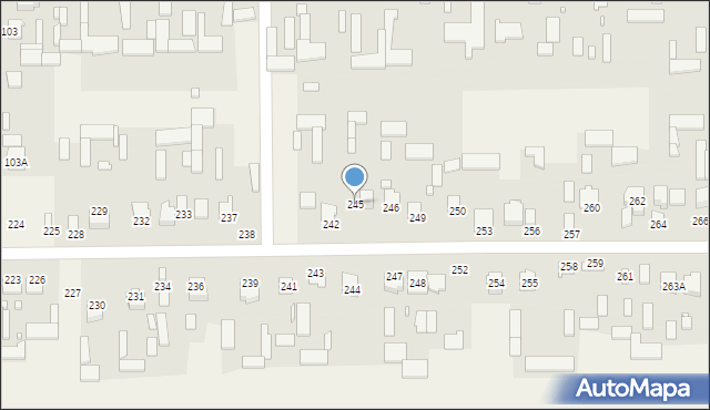 Zawada, Zawada, 245, mapa Zawada