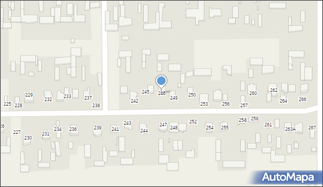 Zawada, Zawada, 246, mapa Zawada