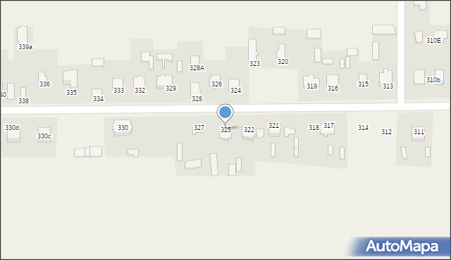 Zawada, Zawada, 325, mapa Zawada