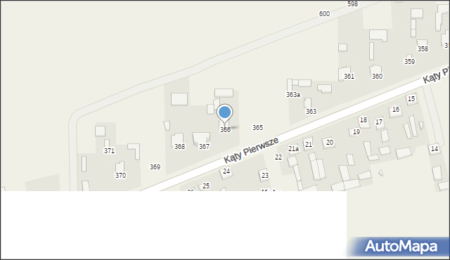 Zawada, Zawada, 366, mapa Zawada