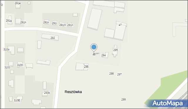 Zawada, Zawada, 48, mapa Zawada