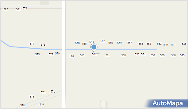 Zawada, Zawada, 564, mapa Zawada