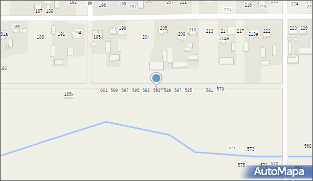 Zawada, Zawada, 591, mapa Zawada