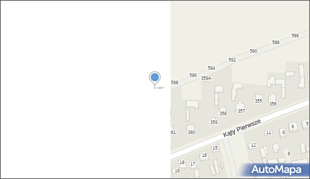 Zawada, Zawada, 600, mapa Zawada