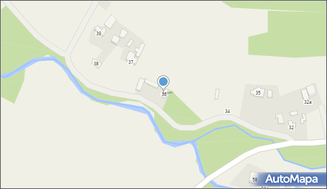 Zawada, Zawada, 36, mapa Zawada