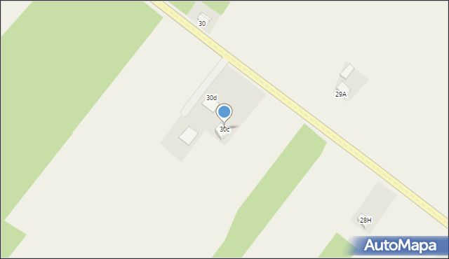 Zawada, Zawada, 30c, mapa Zawada