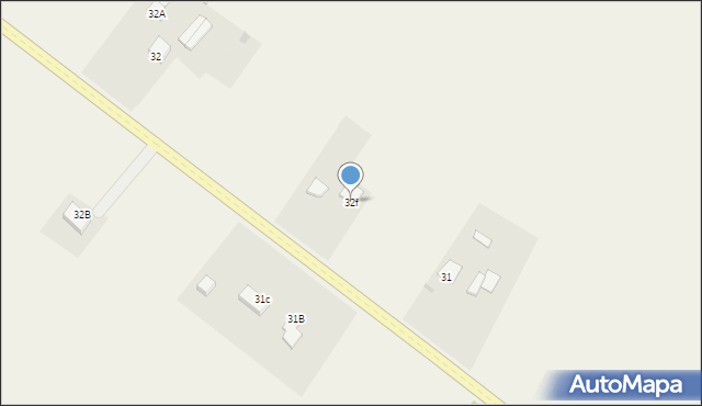Zawada, Zawada, 32f, mapa Zawada