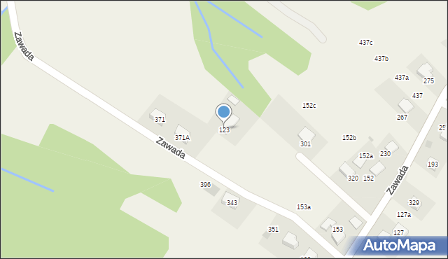 Zawada, Zawada, 123, mapa Zawada