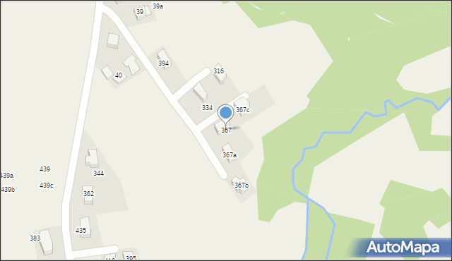 Zawada, Zawada, 367, mapa Zawada