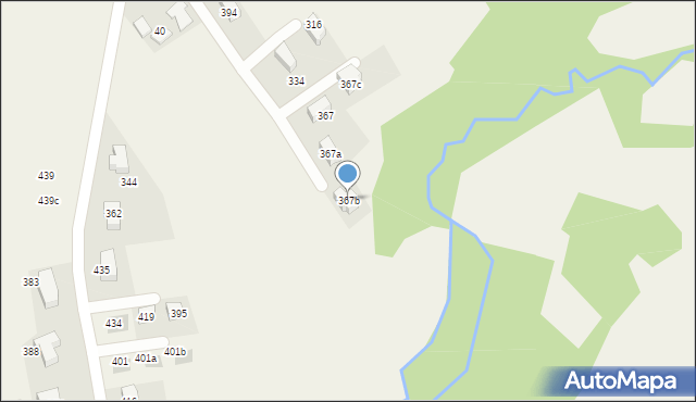 Zawada, Zawada, 367b, mapa Zawada