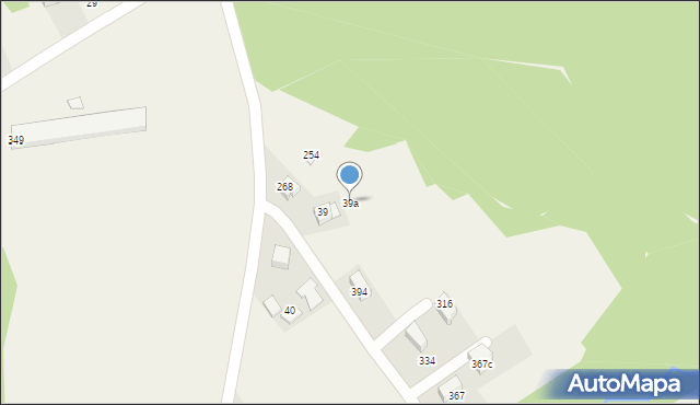 Zawada, Zawada, 39a, mapa Zawada