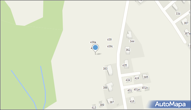 Zawada, Zawada, 444a, mapa Zawada