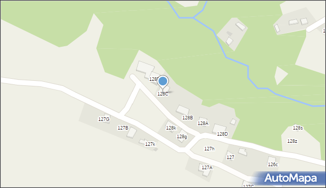 Zawada, Zawada, 128C, mapa Zawada