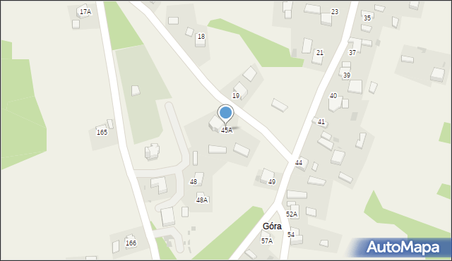 Zawada, Zawada, 45A, mapa Zawada