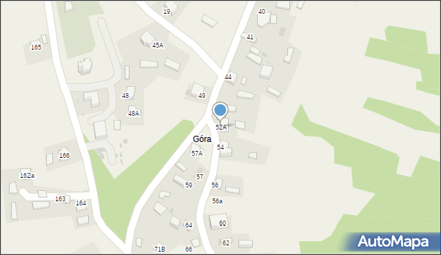 Zawada, Zawada, 52A, mapa Zawada