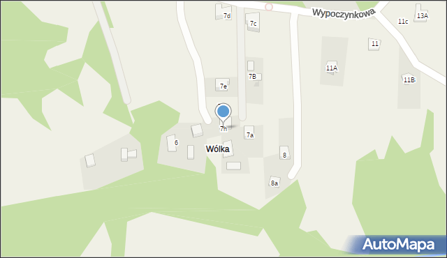 Zawada, Zawada, 7h, mapa Zawada