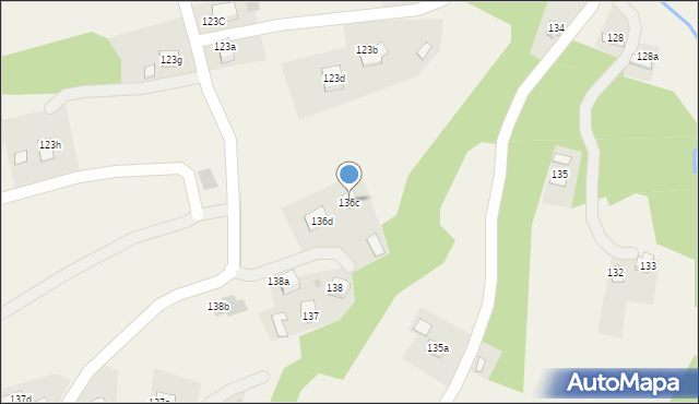 Zawada, Zawada, 136c, mapa Zawada