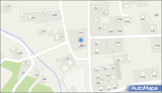 Zawada, Zawada, 155b, mapa Zawada