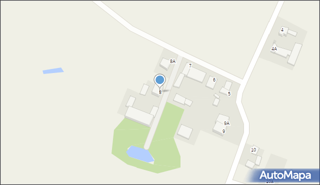 Zawada, Zawada, 8, mapa Zawada