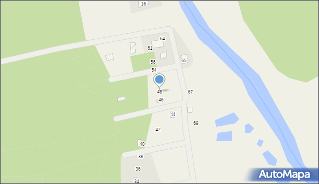 Zawada, Zawada, 48, mapa Zawada