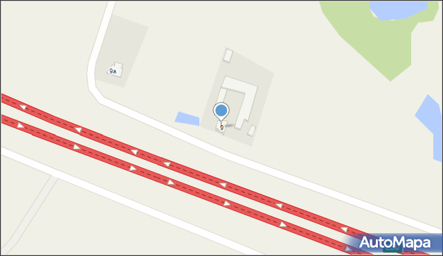 Zawada, Zawada, 9, mapa Zawada