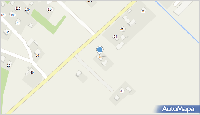 Zawada Lanckorońska, Zawada Lanckorońska, 6, mapa Zawada Lanckorońska