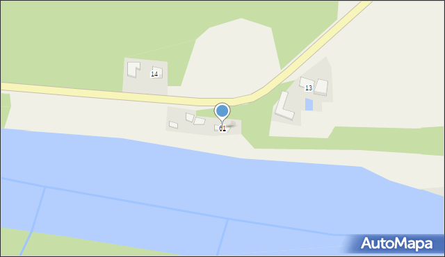 Zawada Lanckorońska, Zawada Lanckorońska, 61, mapa Zawada Lanckorońska