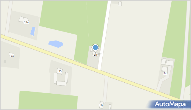 Zawada-Piaski, Zawada-Piaski, 43, mapa Zawada-Piaski