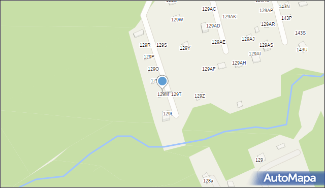 Zawada Pilicka, Zawada Pilicka, 129M, mapa Zawada Pilicka