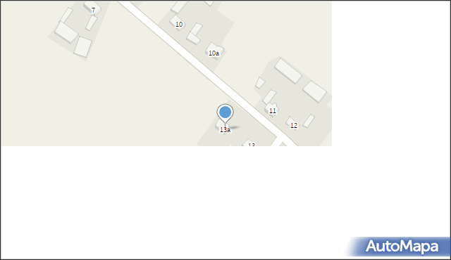 Zawada Pilicka, Zawada Pilicka, 13a, mapa Zawada Pilicka