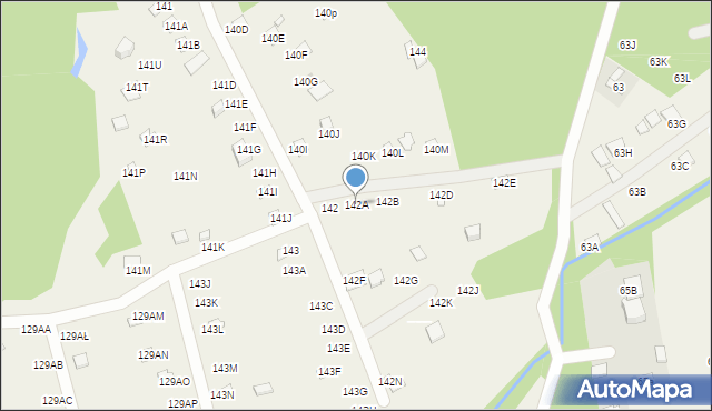 Zawada Pilicka, Zawada Pilicka, 142A, mapa Zawada Pilicka