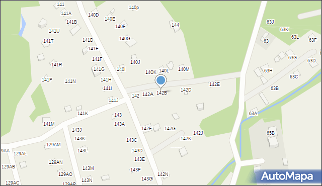 Zawada Pilicka, Zawada Pilicka, 142B, mapa Zawada Pilicka