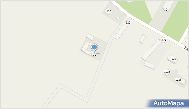 Zawada Pilicka, Zawada Pilicka, 31, mapa Zawada Pilicka