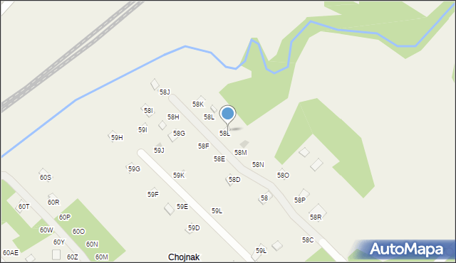 Zawada Pilicka, Zawada Pilicka, 58la, mapa Zawada Pilicka