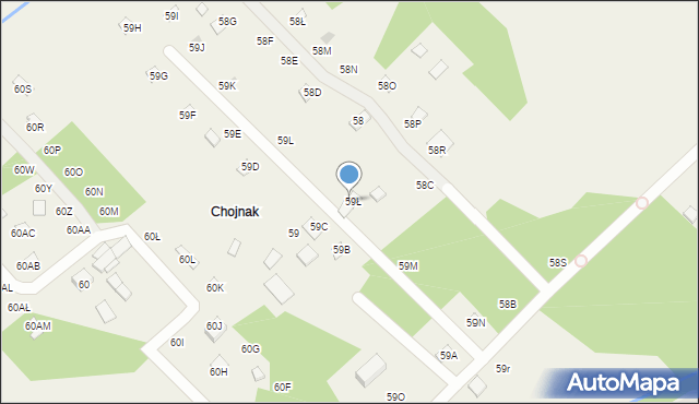 Zawada Pilicka, Zawada Pilicka, 59la, mapa Zawada Pilicka