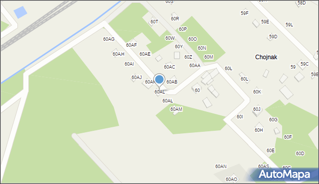 Zawada Pilicka, Zawada Pilicka, 60AL, mapa Zawada Pilicka