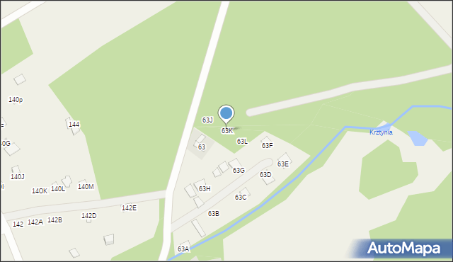 Zawada Pilicka, Zawada Pilicka, 63K, mapa Zawada Pilicka